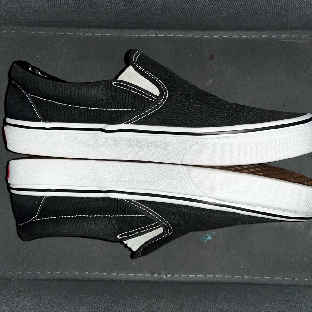 Vans Men's Black Slip-On Shoes